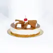 Irresistible 1 Kg Caramel Crunch Cheesecake with Biscuits - Perfect for Celebrations