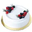 Vanilla Delight Cake with Fresh Berries | 1 Kg Cream Cake