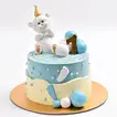 Adorable Baby Boy Milestone Cake - Chocolate Delight