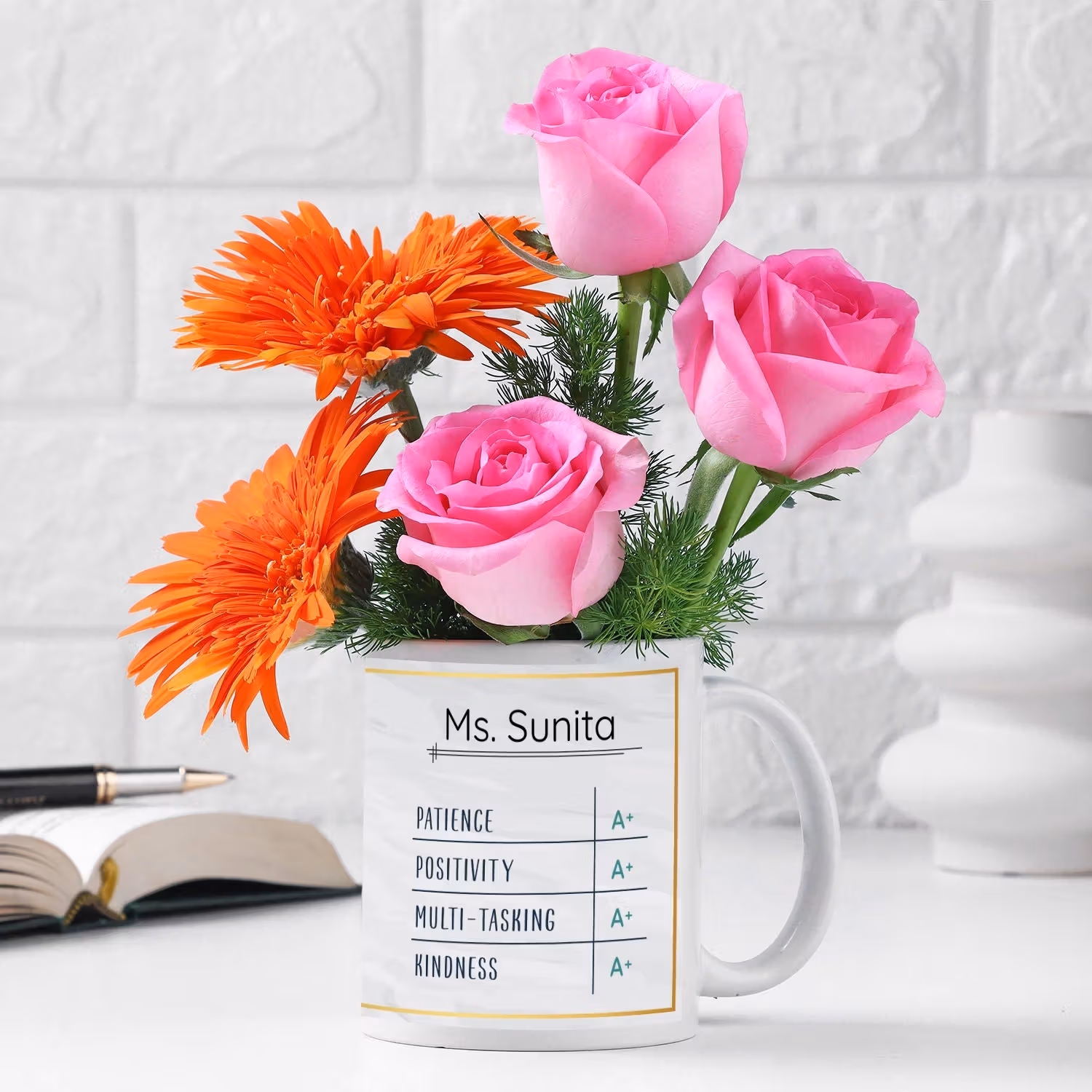 Teachers Day Score Card N Floral Blooms