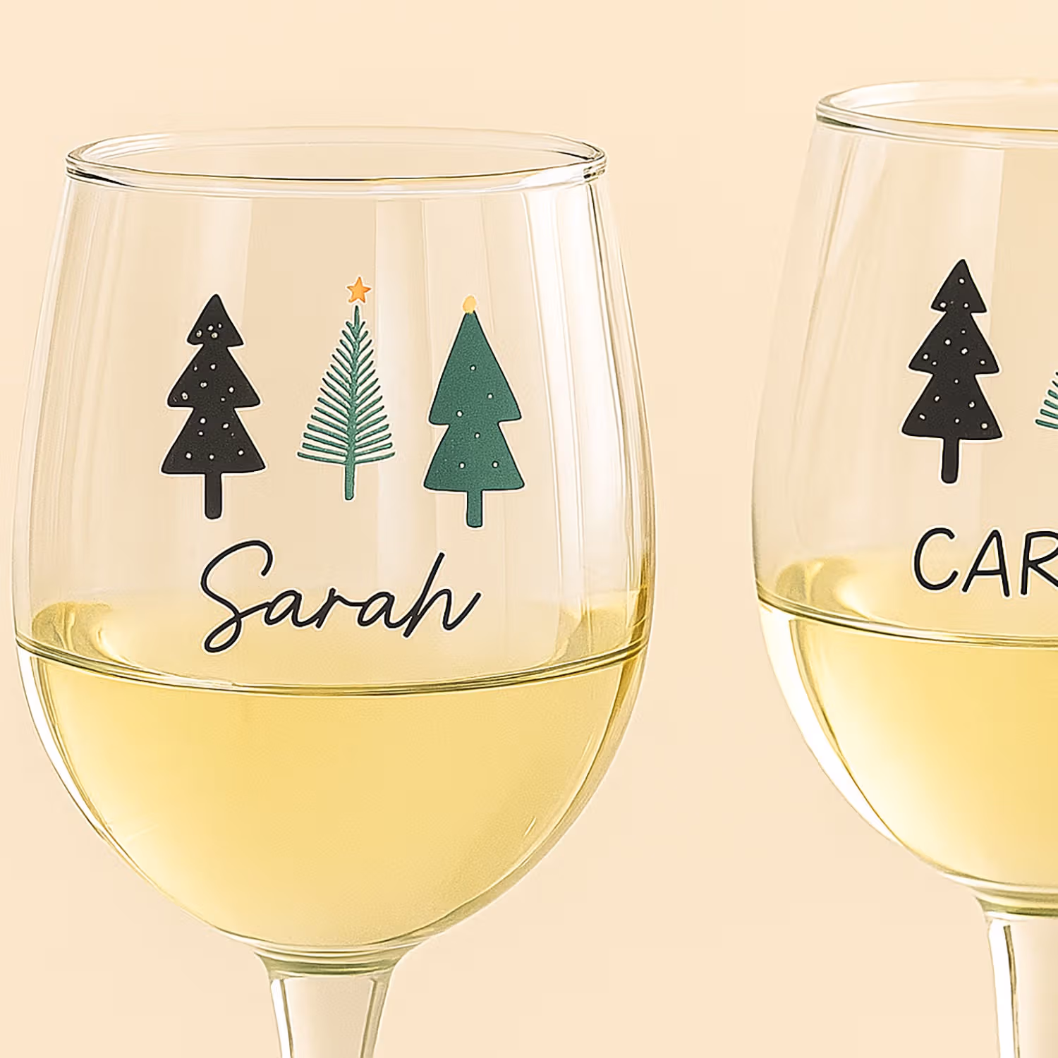 Personalised Name Glass Set