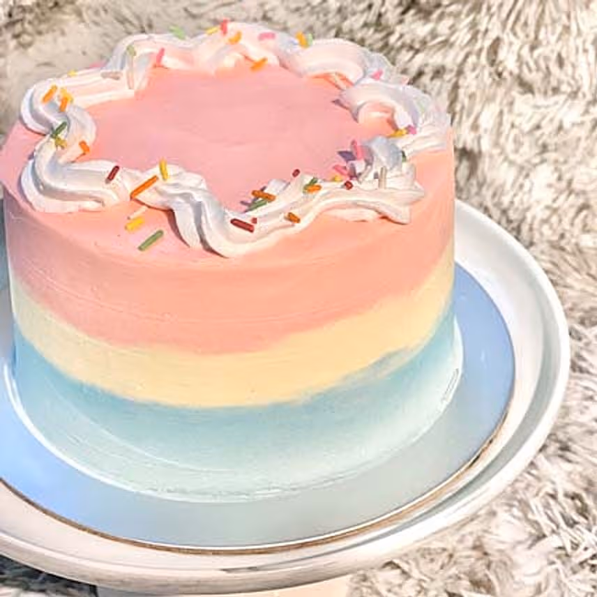 Delightful Chocolate Ombre Cake- 6 inches