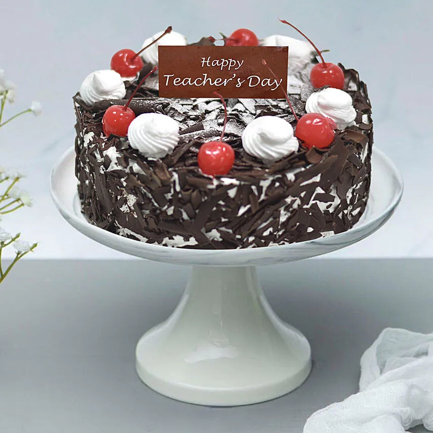 Appetizing Black Forest Cake For Teachers Day