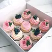Elegant Floral Cupcakes with Cream Cheese Frosting