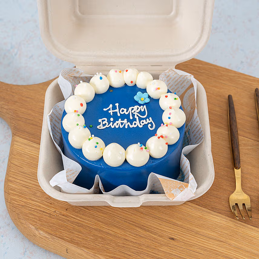 Blue Bento Nutella Cake