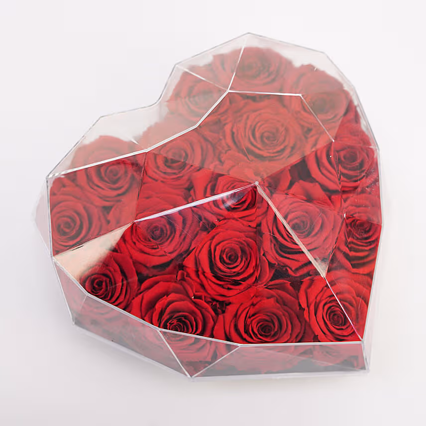 Roses In a Heart Shaped Box