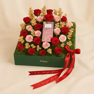 Gucci Flora Gorgeous Gardenia For Her 100 ML - With Red n Pink Roses