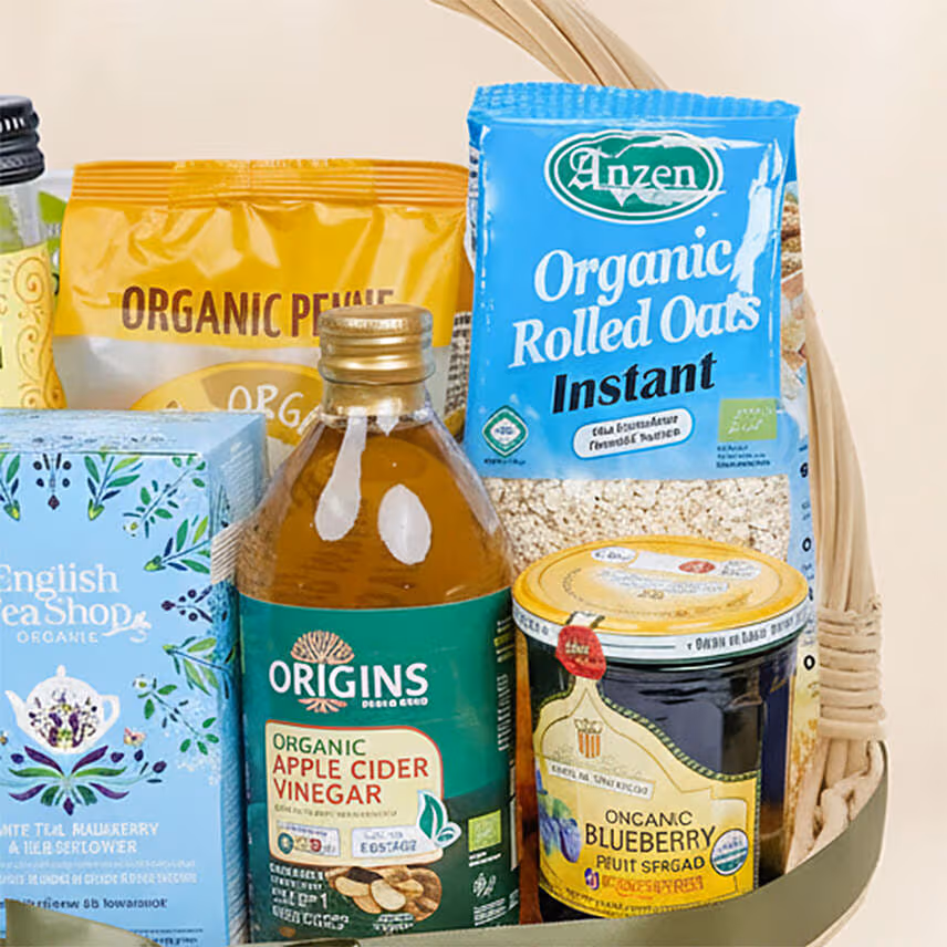 Organic Edibles Gift Basket