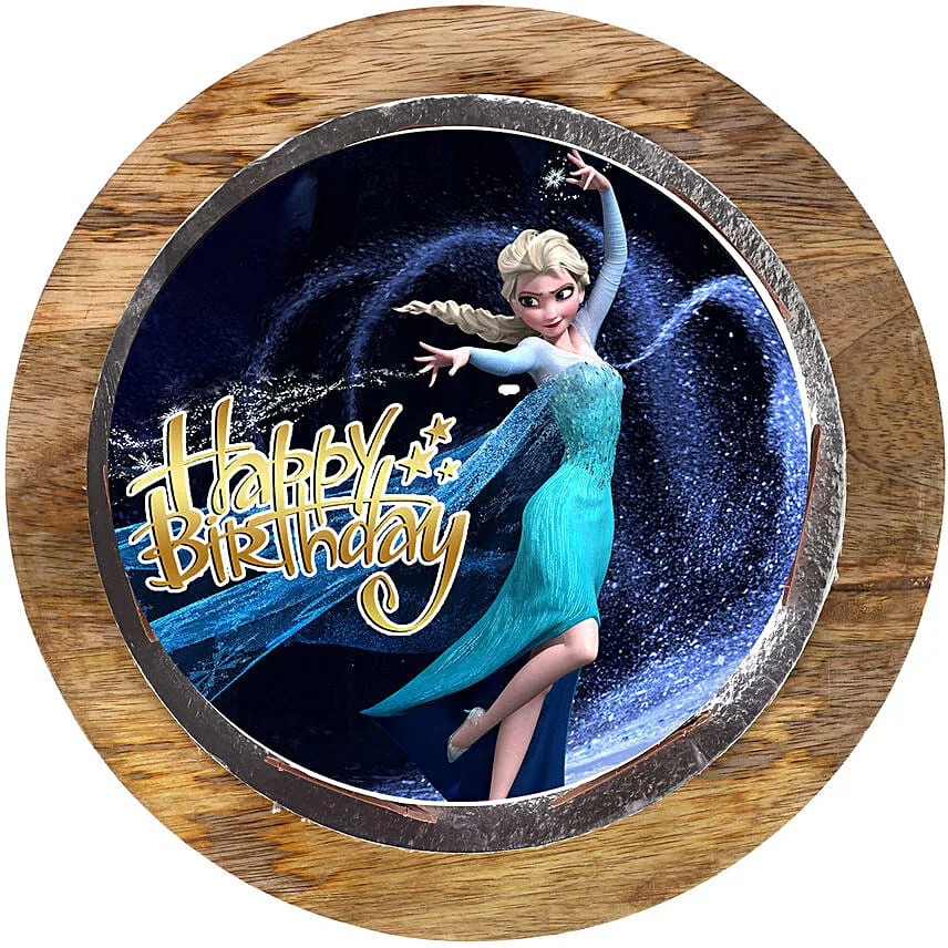 Princess Elsa Truffle Cake 1 Kg Eggless