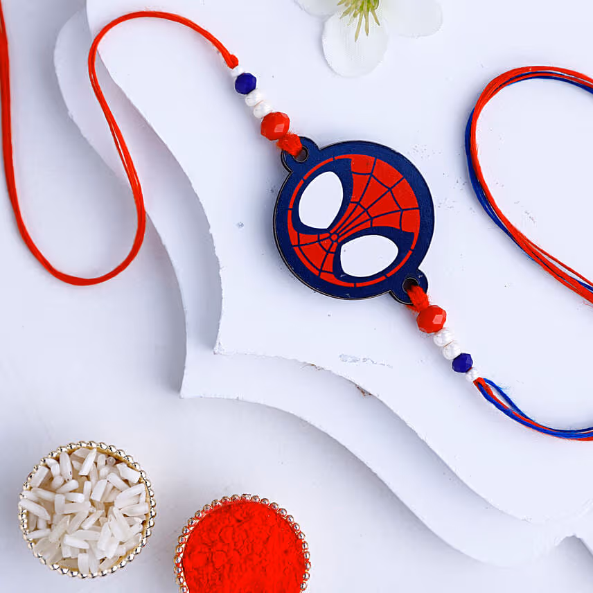Red Spiderman Kid Rakhi