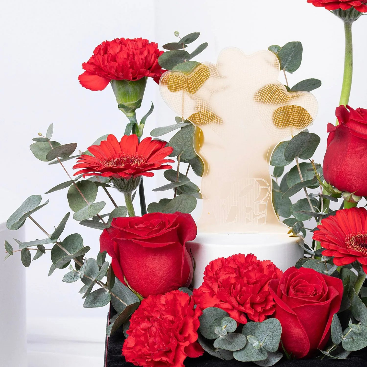 Evermore Rose & Love LED Enchantment - A Romantic Floral Gift Box