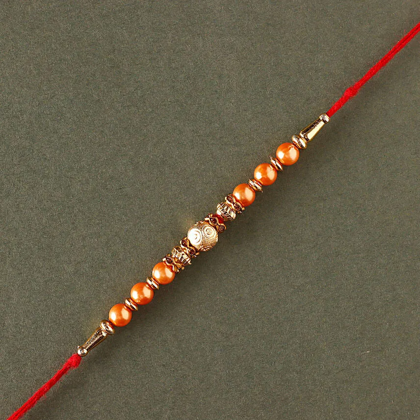 Sneh Rose Gold Rakhi & Almonds