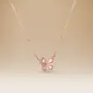 Joy Luster 18K Rose Gold Pendant with Diamonds