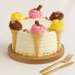 Joyful Ice Cream Cone Cake - 1 Kg