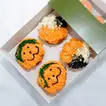 Delicious Halloween-Themed Vanilla Cupcakes - Pack of 6