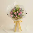 Lovely Pink Tulips Bouquet