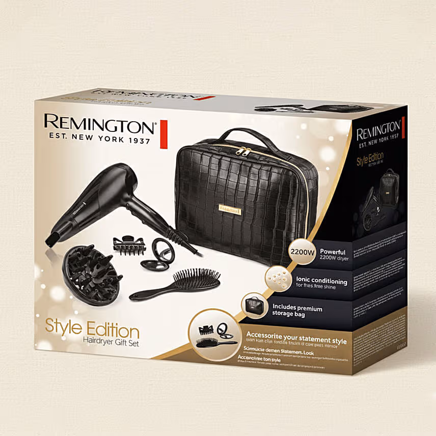 Remington Style Edition Hair Dryer Set