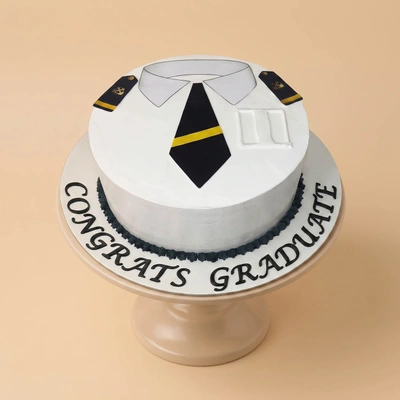 Pilot Graduation Celebration Vanilla Cake