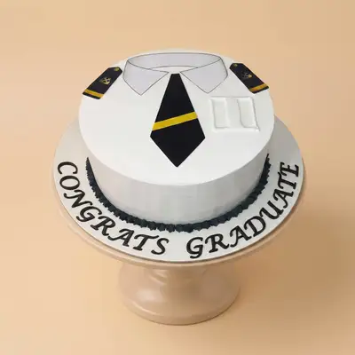 Pilot Graduation Celebration Vanilla Cake