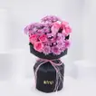 Sunset Splendor: Elegant Pink Rose and Gerbera Bouquet - Orange