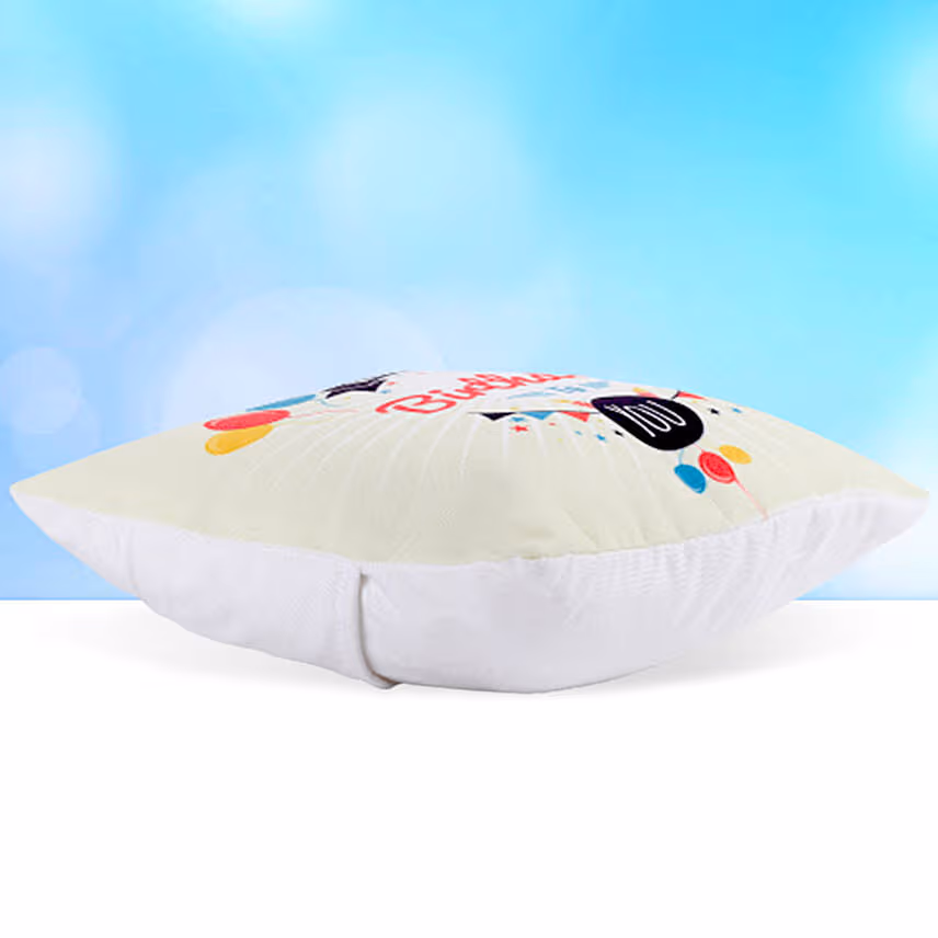 Happy Birthday Led Cushion With Greeting Card