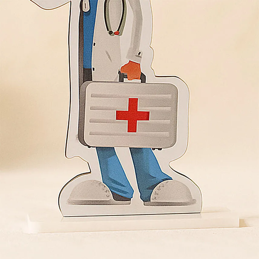 Male Doctor Personalised Caricature