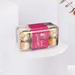 Heartfelt Bliss Bouquet with 16pcs Ferrero Rocher - A Perfect Gift of Love