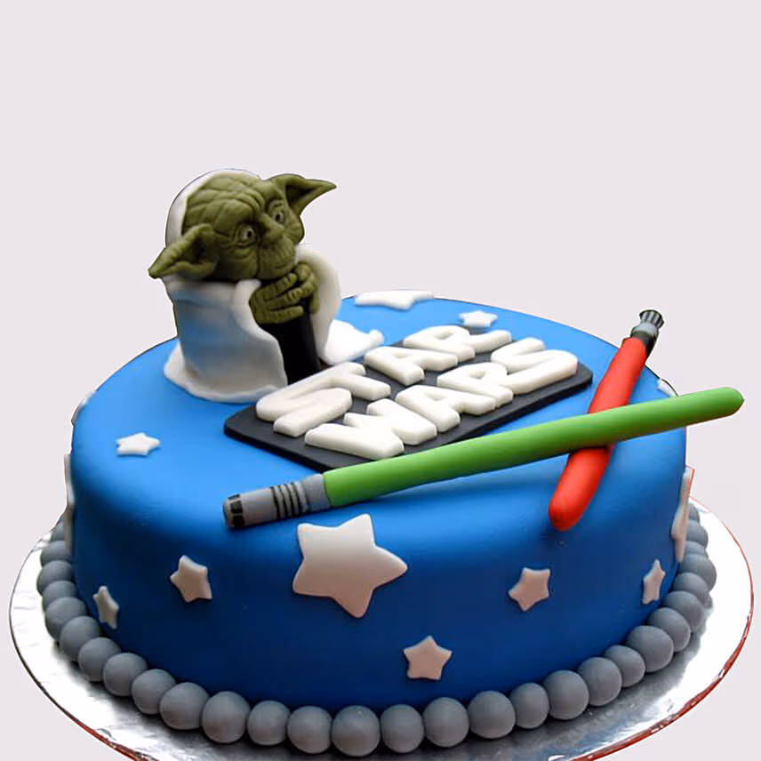 Star Wars Yoda Cake