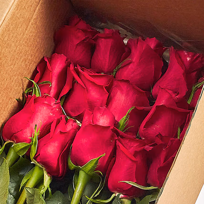 Eternal Love Red Roses Box