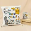 Funny Gift Set for Dad – Cushion & Mug