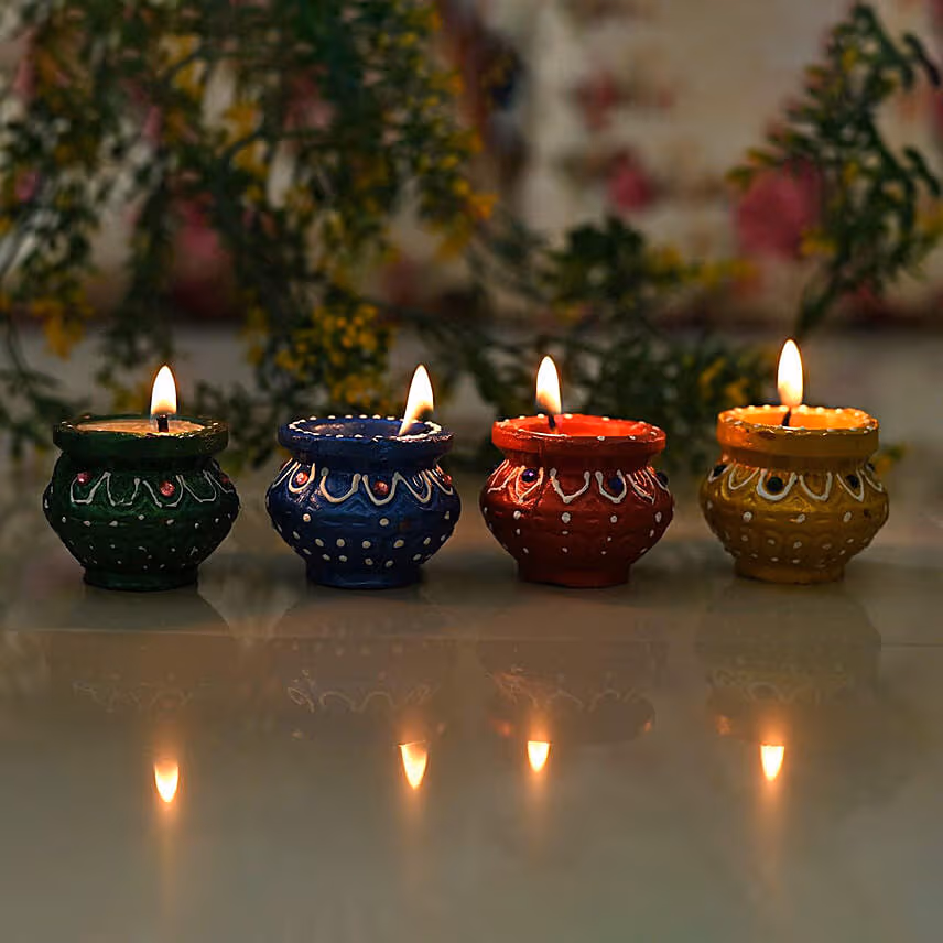 Set of 4 Diya