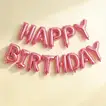 Happy Birthday Alphabet Balloon Set