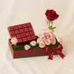 Dessert Joy Chocolates n Rose Tray 