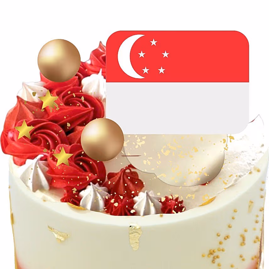 National Day Special Cookies & Cream Cake 8 Inches