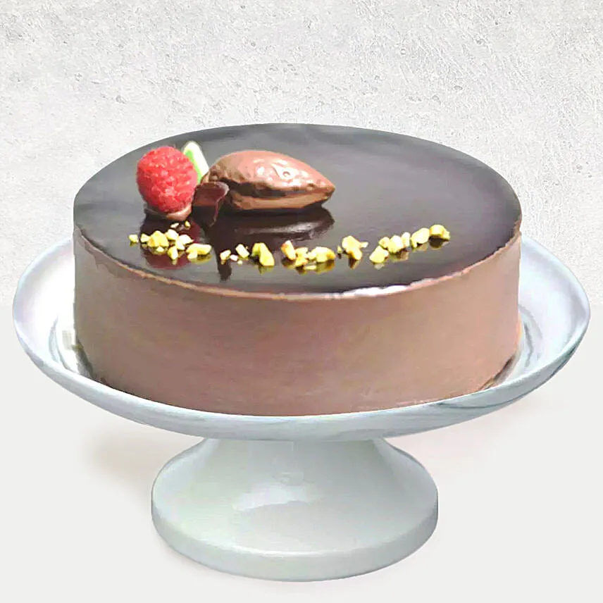 Rich Chocolate Cake With Teddy Bear