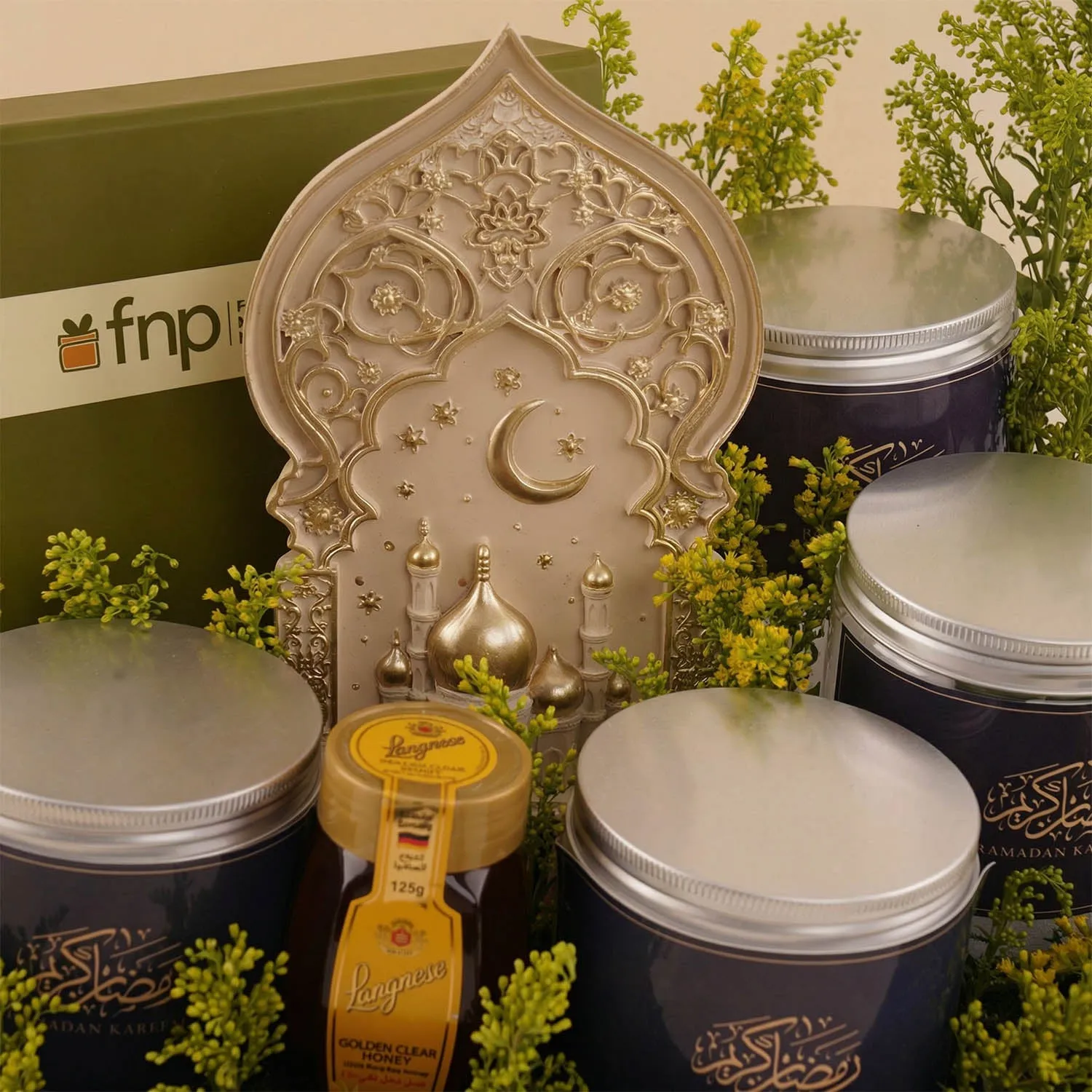 Premium Eid Dates & Honey Gift Box
