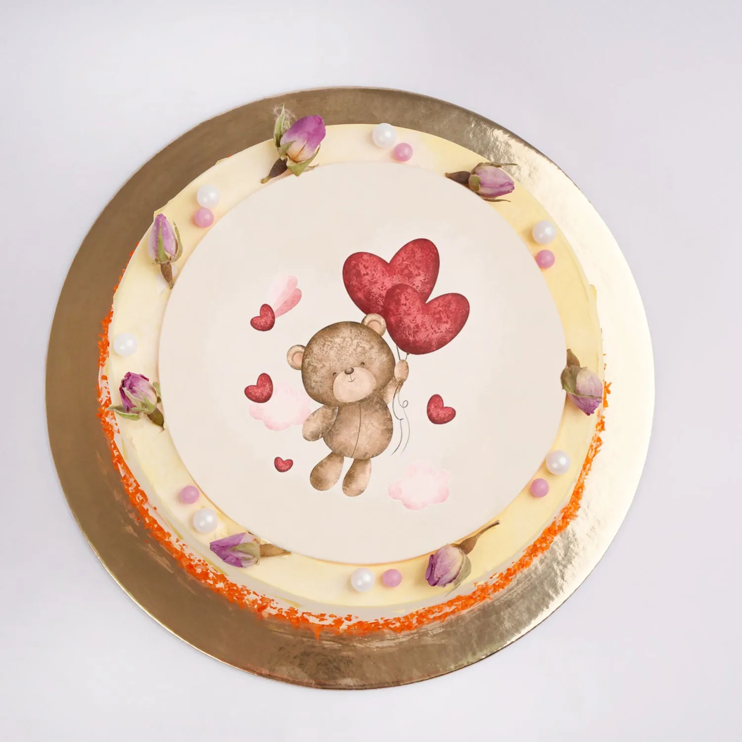 Blushing Romance Cake - Chocolate
