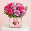 Trendy Gifts | Labubu Doll Customized Rose Vase