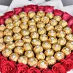Luxurious Chocolate and Rose Bouquet Extravaganza