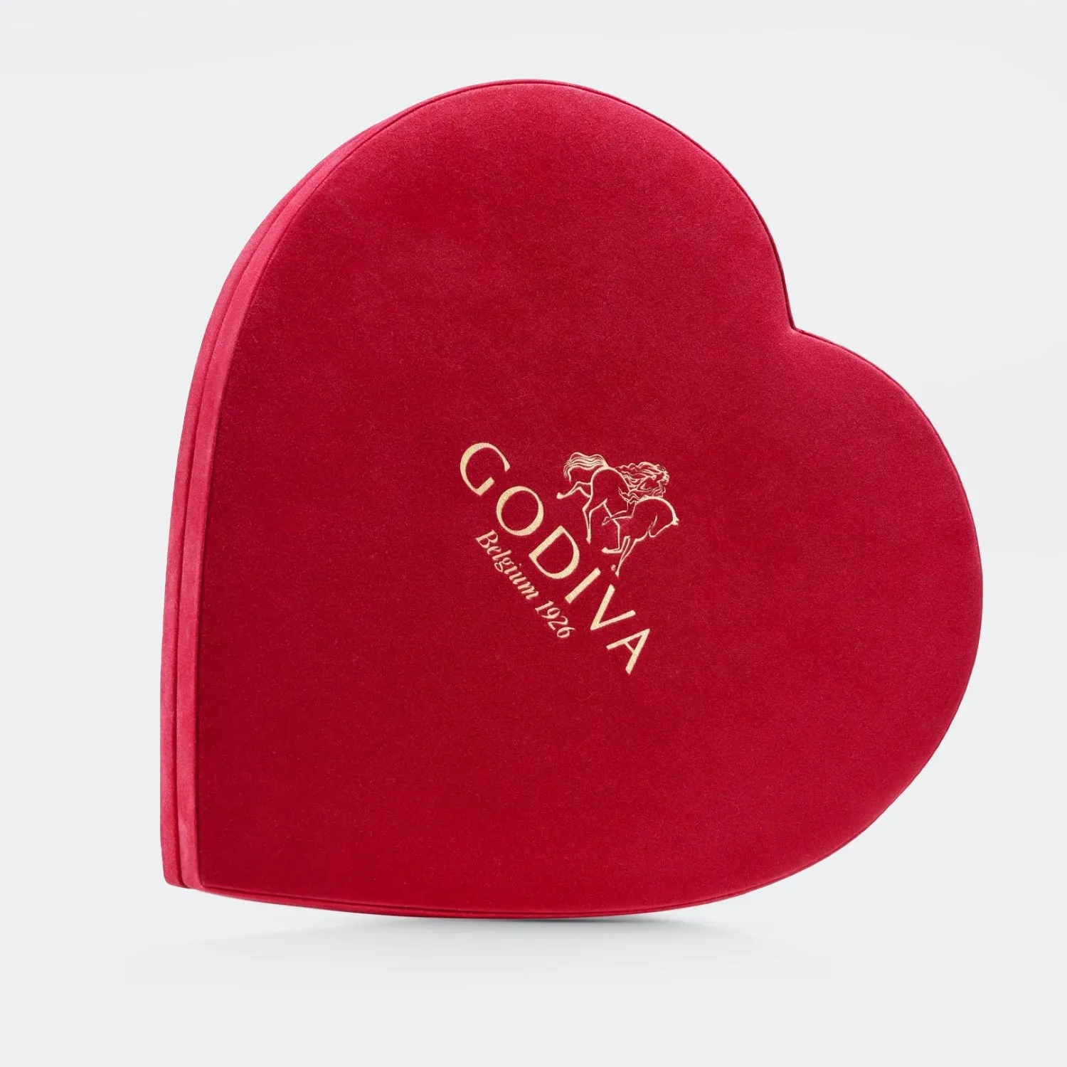 Godiva | Red Velvet Heart Gift Box - 12 Pieces & Sweet Cheeks Flowers Bouquet