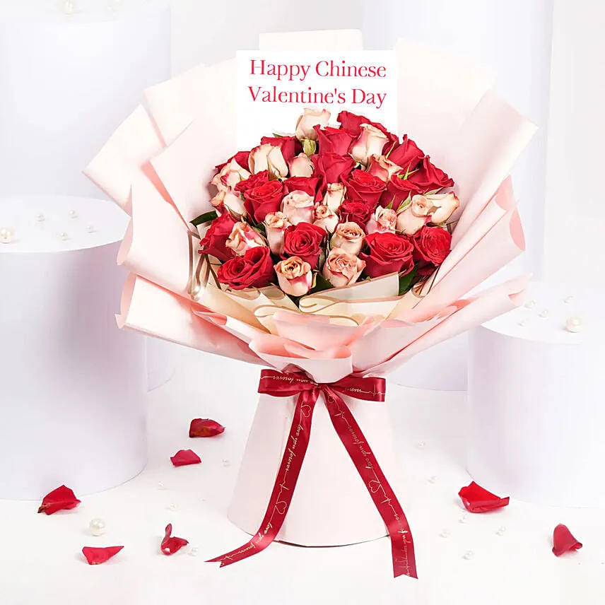 36 Roses Splendid Bouquet for 520 V-day