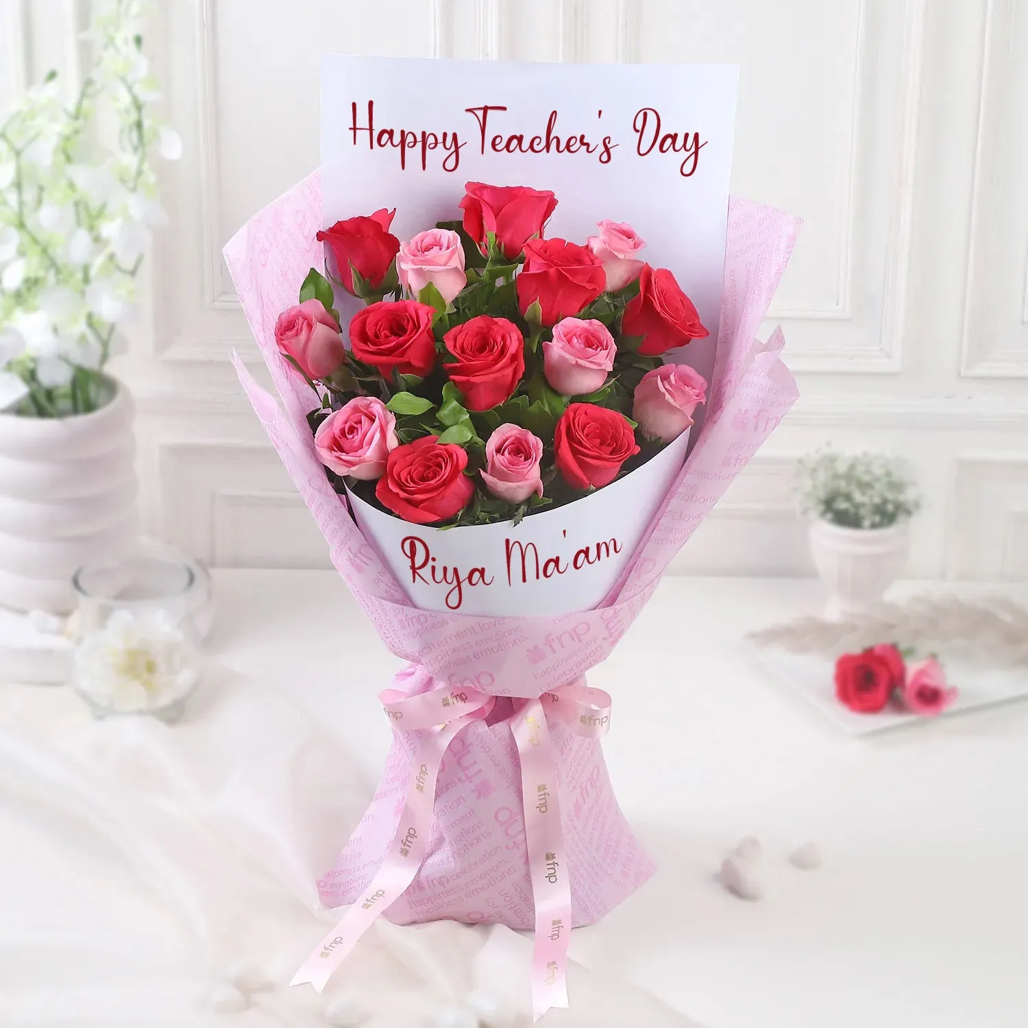 Roses of Admiration: Elegant Pink Bouquet for Special Occasions
