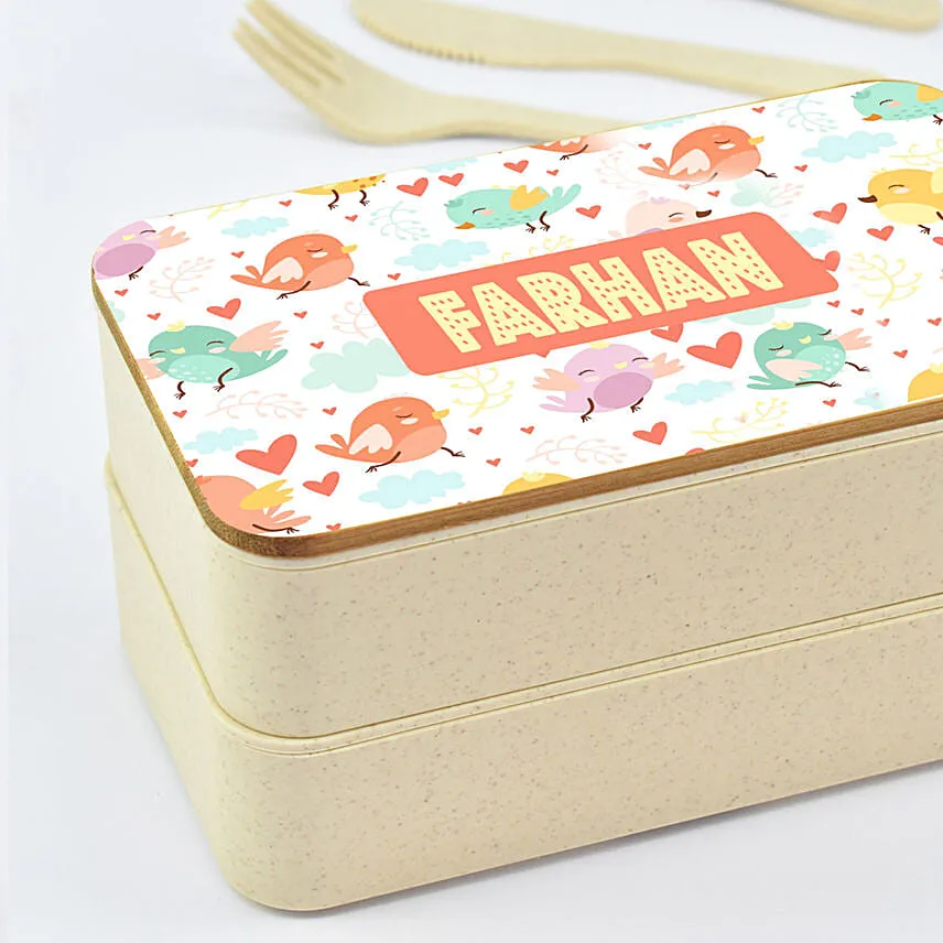 Personalised Name Printed Lunch Box