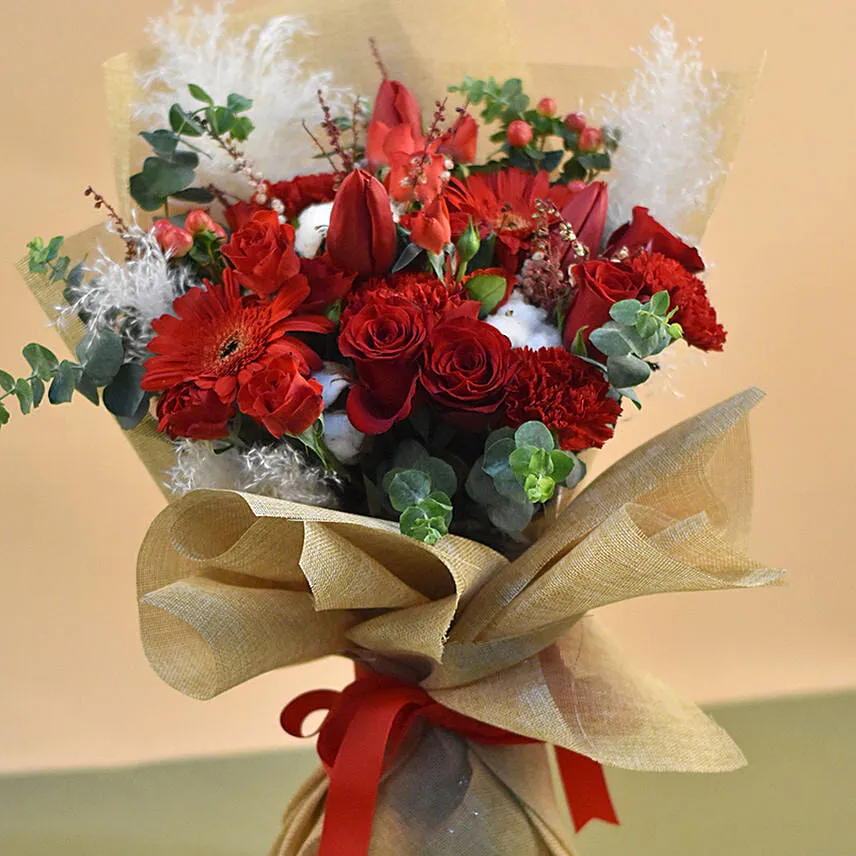 Gorgeous Mixed Flowers Bouquet
