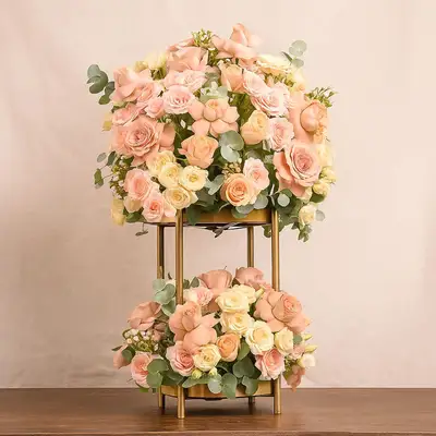 Cappuccino Roses Beauty Stand