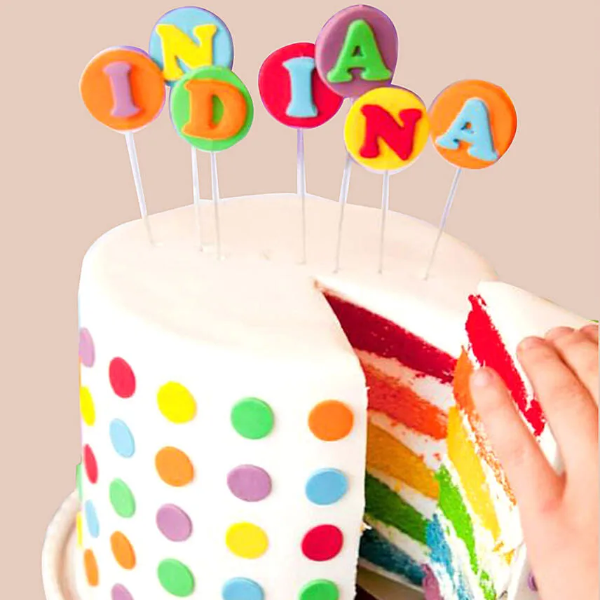 Delectable Rainbow Cake 1.5 kg