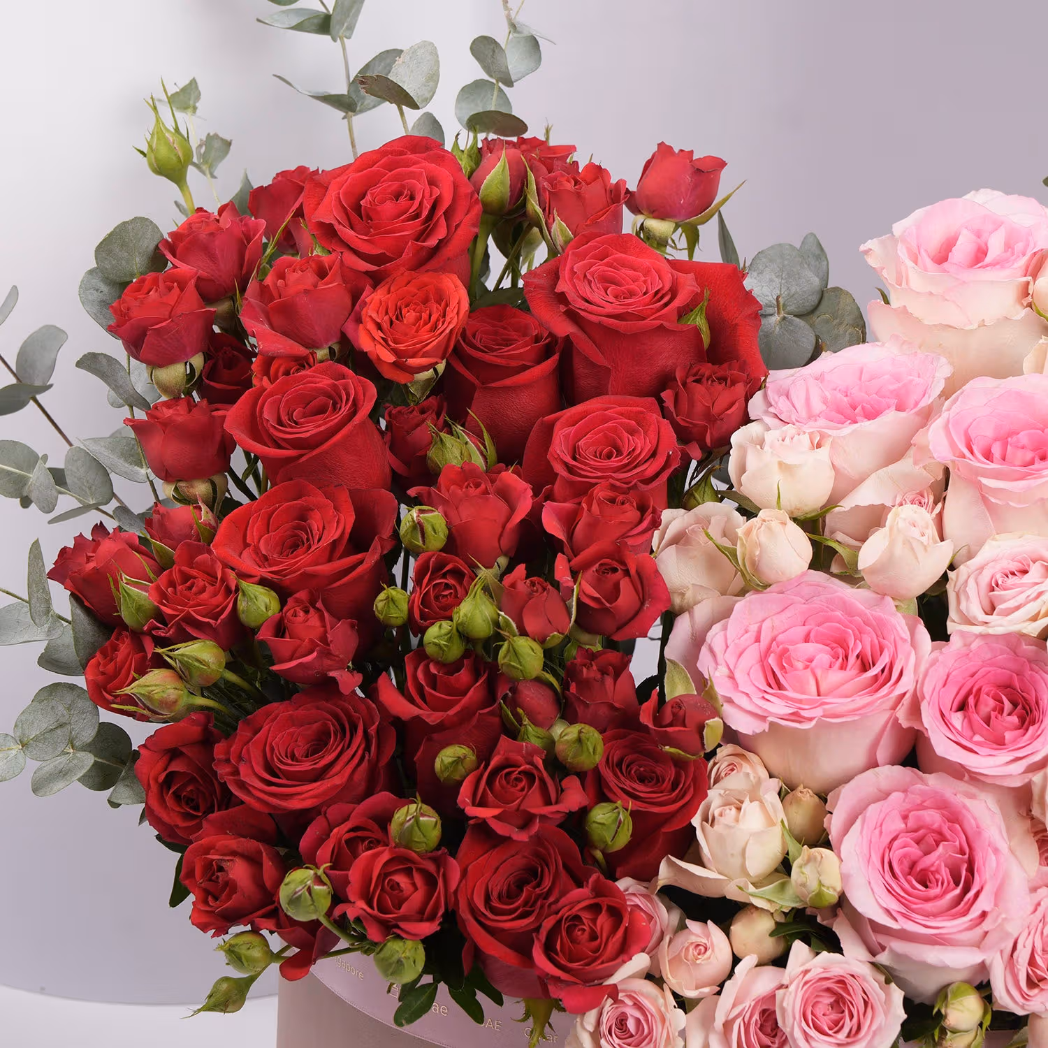 Elegant Heart of Love for MOM - Luxury Rose Arrangement