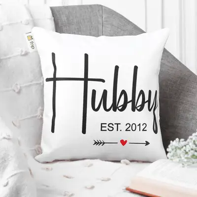 Customizable Hubby Cushion - Perfect Gift for Your Husband