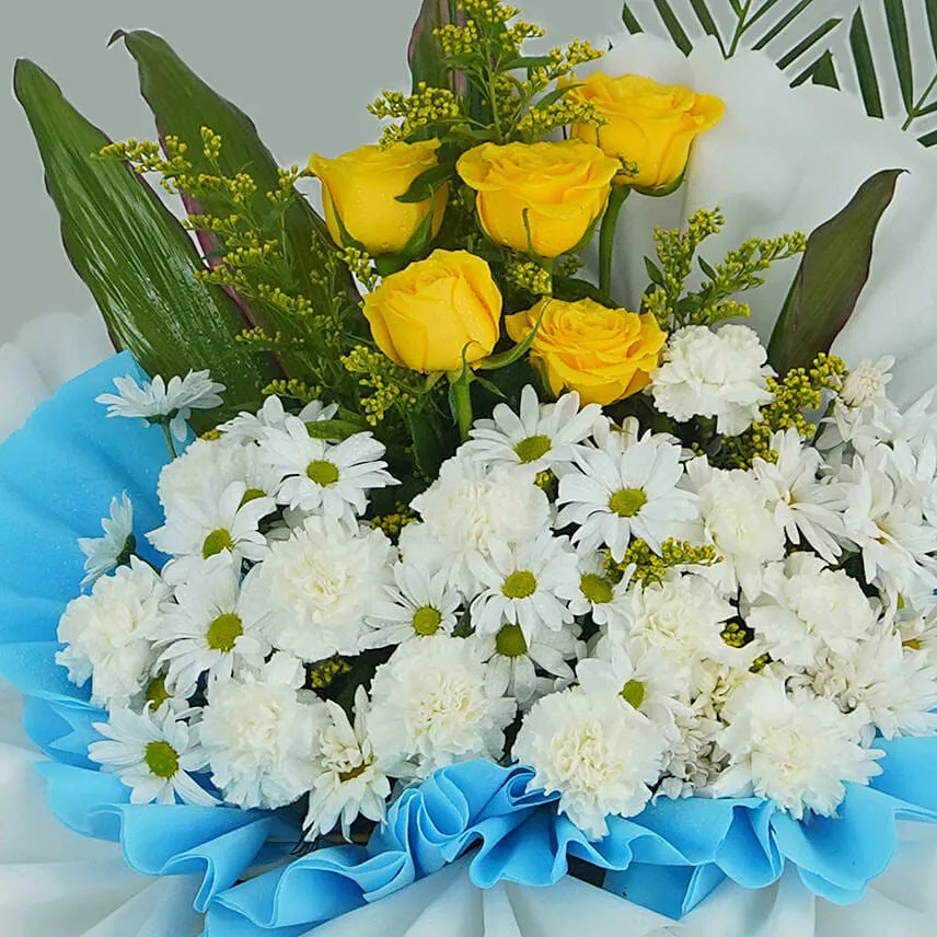 Peaceful Condolence Mixed Flowers