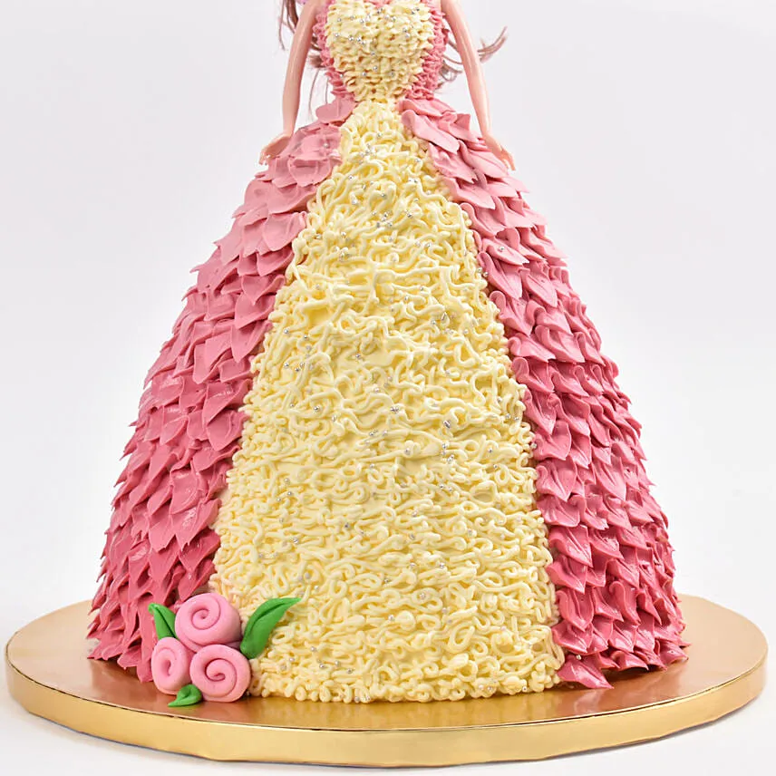 Pink Princess Chocolate Cake